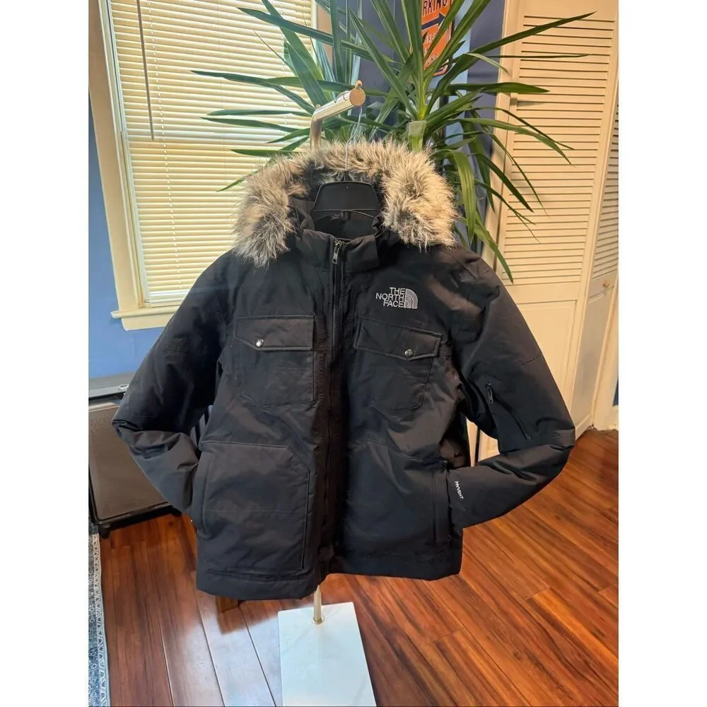 The North Face Men’s Yellowband Parka Size XL Jacket Hyvent 550 Down Blk.